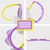 imageFEISEDY Toddler Aviator Polarized Sunglasses Flexible Frame Cute Baby Boys Girls Age 06 Rubber Outdoor B2789006 Purple  Yellow