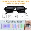 imageFEISEDY Toddler Sunglasses Vintage Pilot Square Flexible TPEE Kids Shades for Boys Girls Age 06 B0188001 Cool Black