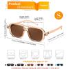 imageFEISEDY Toddler Sunglasses Vintage Pilot Square Flexible TPEE Kids Shades for Boys Girls Age 06 B0188003 Elegant Champagne