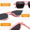 imageFEISEDY Toddler Sunglasses Vintage Pilot Square Flexible TPEE Kids Shades for Boys Girls Age 06 B0188004 Cute Pink