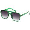 022 Green Transparent Frame/Gradient Gray Lens