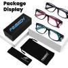 imageFEISEDY 3 Pack Lightweight Classic Reading Glasses for Men Women Traditional Frame with Spring Hinge B0239Multicolor