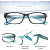 imageFEISEDY 3 Pack Lightweight Classic Reading Glasses for Men Women Traditional Frame with Spring Hinge B0239Multicolor