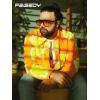 imageFEISEDY Amber Blue Light Glasses for Computer Gaming Anti Eyestrain Sleep Glasses G2835Black