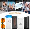 imageFEISEDY Amber Blue Light Glasses for Computer Gaming Anti Eyestrain Sleep Glasses G2835Green Transparent