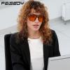 imageFEISEDY Amber Blue Light Glasses for Computer Gaming Anti Eyestrain Sleep Glasses G2835Tortoise
