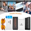 imageFEISEDY Amber Blue Light Glasses for Computer Gaming Anti Eyestrain Sleep Glasses G2835Tortoise