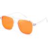 imageFEISEDY Amber Blue Light Glasses for Computer Gaming Anti Eyestrain Sleep Glasses G2835Transparent
