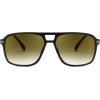 imageFEISEDY Aviator Bifocal Reading Sunglasses for Men Women Vintage Square Tinted Blue Light Blocking Readers B0181Black Framegradient Tea