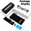 imageFEISEDY CatEye Blue Light Reading Glasses for Women Thick Fashion Anti Glare Digital Eyestrain Readers B0230Blue Tortoise