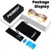 imageFEISEDY CatEye Blue Light Reading Glasses for Women Thick Fashion Anti Glare Digital Eyestrain Readers B0230Tea Tortoise