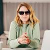 imageFEISEDY Classic Bifocal Reader Sunglasses for Women Men Square Blue Light Reading Glasses B0231Black Framegradient Gray Lens