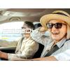 imageFEISEDY Classic Bifocal Reader Sunglasses for Women Men Square Blue Light Reading Glasses B0231Black Framegradient Gray Lens