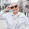 imageFEISEDY Classic Bifocal Reader Sunglasses for Women Men Square Blue Light Reading Glasses B0231Champagne Framegradient Tea Lens