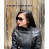 imageFEISEDY Classic Siamese One Piece Oversized Sunglasses Nice Rimless Stylish Retro Design for Women Men B263402 Blackgrey