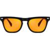 imageFEISEDY Fashion Blue Light Blocking Glasses for Men Women Computer Gaming Glasses Anti Eyestrain Sleeping Glasses B1225Matte Black