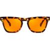 imageFEISEDY Fashion Blue Light Blocking Glasses for Men Women Computer Gaming Glasses Anti Eyestrain Sleeping Glasses B1225Tortoise