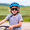 imageFEISEDY Kids Sunglasses Polarized Youth Baseball Sunglasses Sports Cycling Glasses for Boys Girls Age 48 B0183Black Frame Grey Lens