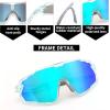 imageFEISEDY Kids Teens Baseball Polarized Sunglasses Lightweight Frame UV400 Sports Cycling Shades for Boys Girls B0190Transparent Blue Frame Blue Mirrored Lens