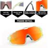 imageFEISEDY Kids Teens Baseball Polarized Sunglasses Lightweight Frame UV400 Sports Cycling Shades for Boys Girls B0190Transparent Green Frame Red Mirrored Lens