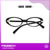 imageFEISEDY Oval Blue Light Glasses for Woman Vintage Small Face Lightweight Eyeglasses Retro Nerd Y2K Frame B0290Black