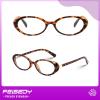 imageFEISEDY Oval Blue Light Glasses for Woman Vintage Small Face Lightweight Eyeglasses Retro Nerd Y2K Frame B0290Tortoise