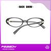 imageFEISEDY Oval Blue Light Glasses for Woman Vintage Small Face Lightweight Eyeglasses Retro Nerd Y2K Frame B0290Transparent Grey
