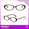 imageFEISEDY Oval Blue Light Glasses for Woman Vintage Small Face Lightweight Eyeglasses Retro Nerd Y2K Frame B0290Transparent Tea