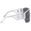 imageFEISEDY Oversized Square One Piece Frameless Stylish Sunglasses Women Men Luxury Shades B4043Sliver FrameGrey Lens