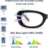 imageFEISEDY Retro Oval Blue Light Blocking Glasses for Women Nerd Fake Glasses Y2k Small Eyewear Frame B0229Black