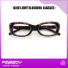 imageFEISEDY Retro Oval Blue Light Blocking Glasses for Women Nerd Fake Glasses Y2k Small Eyewear Frame B0229Tortoise