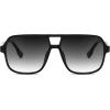 imageFEISEDY Retro Square Aviator Sunglasses Women Men 70s Vintage Trendy Plastic Frame Sun Glasses B4158Grey