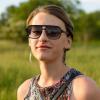 imageFEISEDY Retro Square Aviator Sunglasses Women Men 70s Vintage Trendy Plastic Frame Sun Glasses B4158Grey
