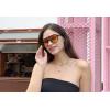 imageFEISEDY Retro Square Aviator Sunglasses Women Men 70s Vintage Trendy Plastic Frame Sun Glasses B4158Orange  Tortoise