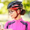 imageFEISEDY Sports Blue Light Glasses for Men Lightweight Anti Slip Running Cycling Square Glasses Computer Eyeglasses B0156Matte Tortoise