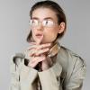 imageFEISEDY Vintage Blue Light Glasses for Women Metal Y2K Rectangle Glasses Gold Silver Fake Nerd Eyewear Frame B0271Gold