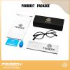 imageFEISEDY Vintage Oval Glasses for Women Men Retro Tortoise Blue Light Blocking Glasses Small Fake Nerd Eyewear Frames B0254Black