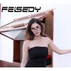 imageFEISEDY Vintage Oval Glasses for Women Men Retro Tortoise Blue Light Blocking Glasses Small Fake Nerd Eyewear Frames B0254Blacktortoise