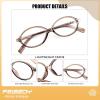 imageFEISEDY Vintage Oval Glasses for Women Men Retro Tortoise Blue Light Blocking Glasses Small Fake Nerd Eyewear Frames B0254Transparent Tea