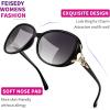 imageFEISEDY Women Oversized Polarized Sunglasses Ladies Large Shades Classic Fox Sunglasses B2730Black