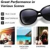 imageFEISEDY Women Oversized Polarized Sunglasses Ladies Large Shades Classic Fox Sunglasses B2730Black
