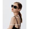 imageFEISEDY Women Oversized Polarized Sunglasses Ladies Large Shades Classic Fox Sunglasses B2730Floral