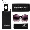 imageFEISEDY Women Oversized Polarized Sunglasses Ladies Large Shades Classic Fox Sunglasses B2730Purple