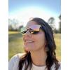 imageFEISEDY Womens Sunglasses Trendy Mirrored One Piece Lens Men Reflective Sun Glasses B41142 Packpink Mirror  Black