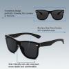 imageFEISEDY Womens Sunglasses Trendy Mirrored One Piece Lens Men Reflective Sun Glasses B4114Black