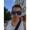 imageFEISEDY Womens Sunglasses Trendy Mirrored One Piece Lens Men Reflective Sun Glasses B4114Black FrameBlue Mirror