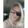 imageFEISEDY Womens Sunglasses Trendy Mirrored One Piece Lens Men Reflective Sun Glasses B4114Purple Pink Mirror