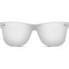 imageFEISEDY Womens Sunglasses Trendy Mirrored One Piece Lens Men Reflective Sun Glasses B4114Sliver Mirror