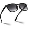 imageFEISEDY Classic Bifocal Reader Sunglasses for Women Men Square Blue Light Reading Glasses B0231Black Framegradient Gray Lens