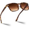 imageFEISEDY Classic Bifocal Reader Sunglasses for Women Men Square Blue Light Reading Glasses B0231Tortoise Framegradient Tea Lens